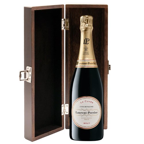 Laurent Perrier La Cuvee Champagne 75cl in Elm Wood Gift Box